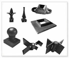 ornamental fencing parts