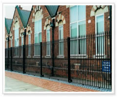 ornamental steel fencing